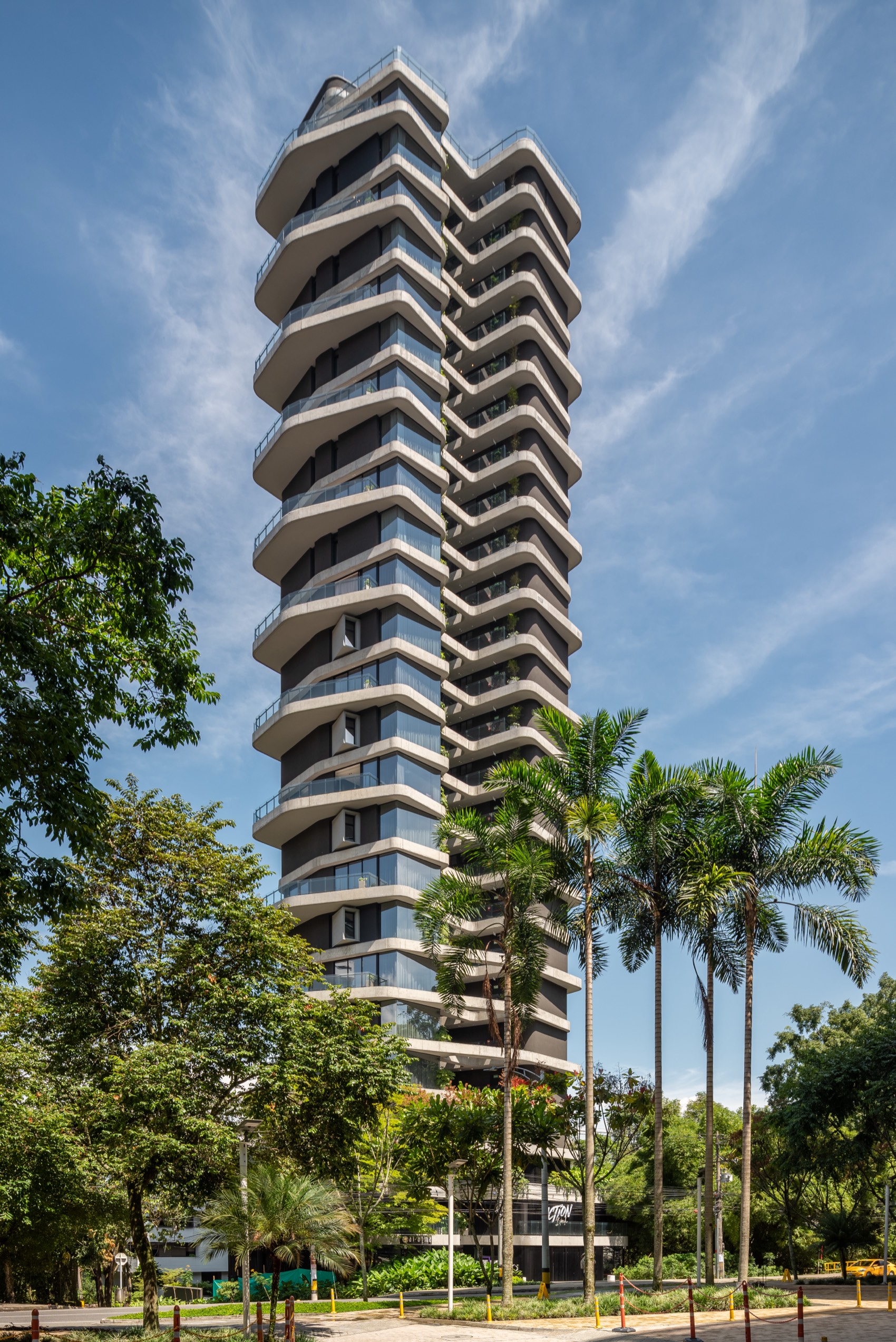 FEELING tower exterior in daylight